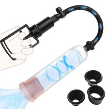 Male Vacuum Penis Pump Enlargement Bigger Penis Enlarger Growth 3 Sleeve 1 Dount