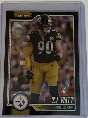 Topps 2026  T.J. Watt Pittsburgh Steelers #254 Serial Numbered 3/10 Parallel