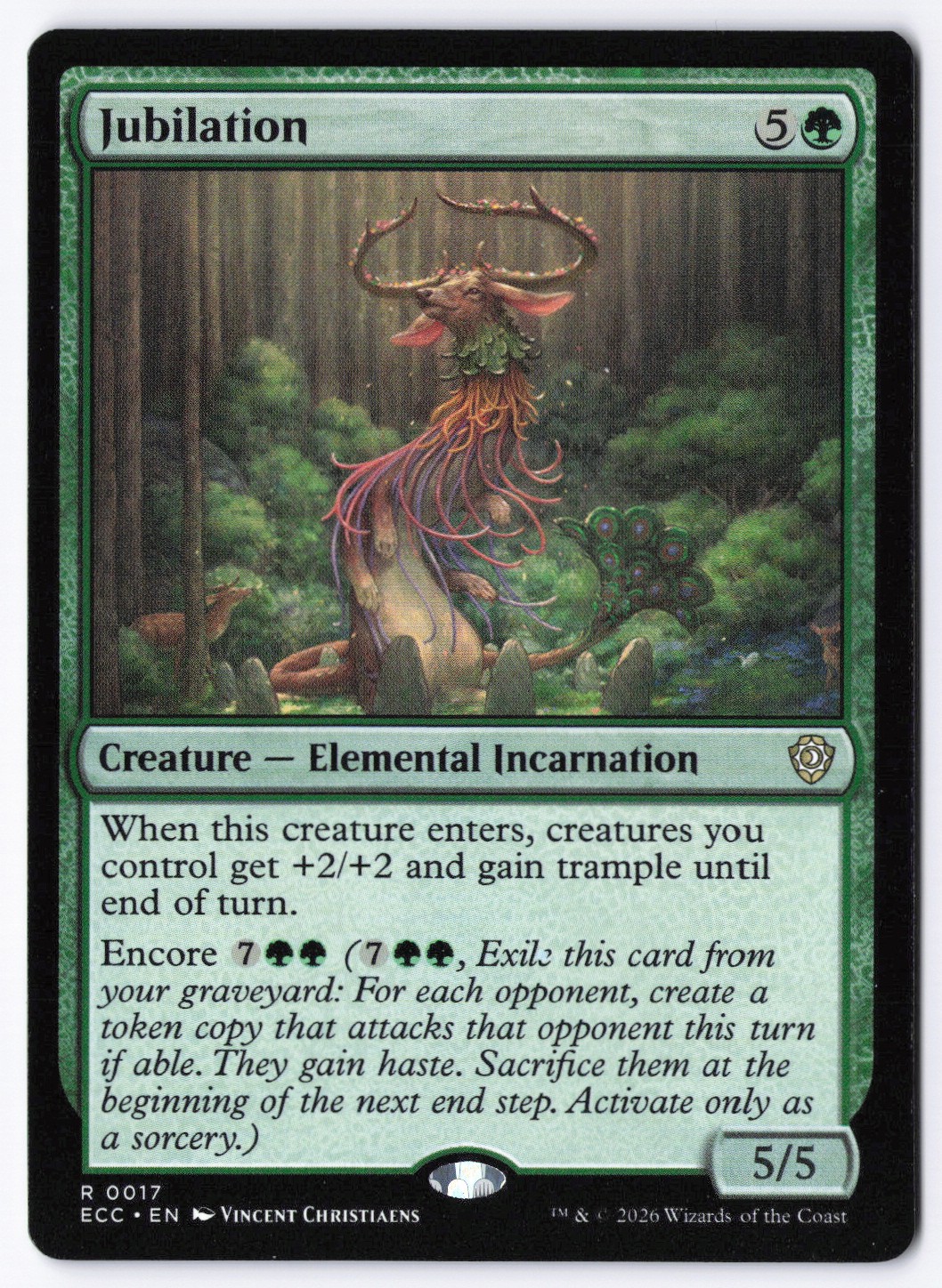 Jubilation 17 Commander: Lorwyn Eclipsed