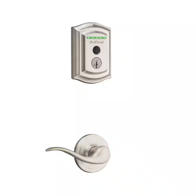 HALO Touch Satin Nickel Traditional Fingerprint Wifi Elect Smart Lock Deadbolt F