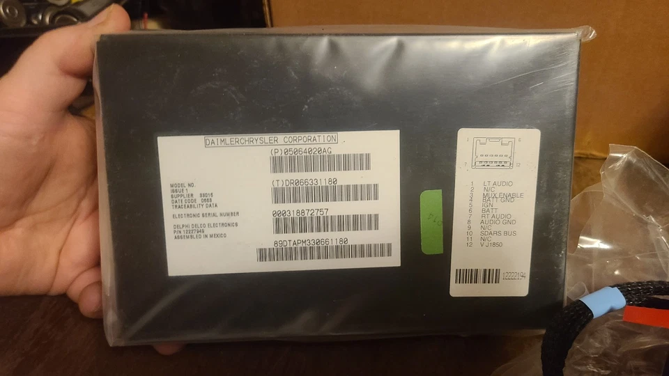 Chrysler 300/Dodge Magnum Mopar Surius 2004-2008 módulo receptor de satélite sin usar, en caja Foto 4 de 4