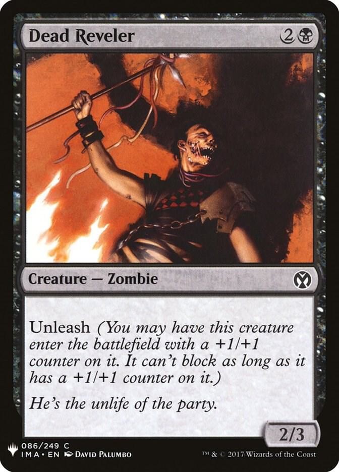 Dead Reveler C The List Reprints 86 NM