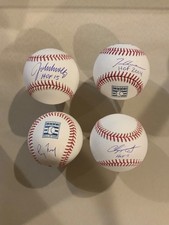 Craig Maddox Chippa Jones, Tom Glavin, John Smoltz autographed baseballs