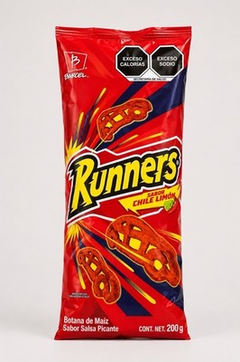 Barcel Runners Chile Limon Corn Snack 200g Mexican Chips Imported From Mexico