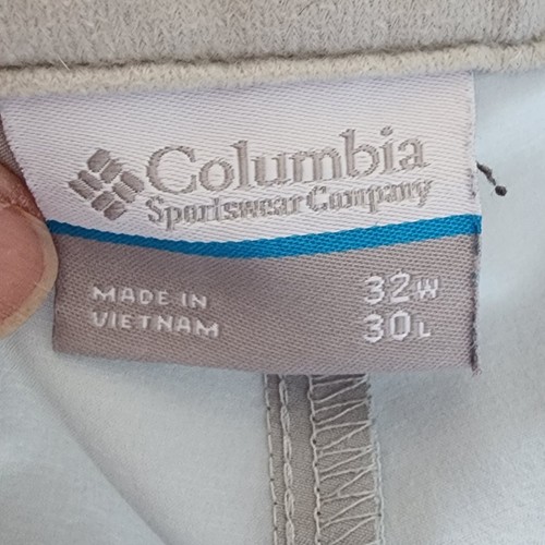 Columbia Convertible Hiking Pants Mens 32x30 Gray Zip Off Cargo Travel - Picture 5 of 7