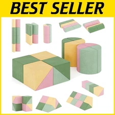 Foam Blocks Set for Kids, Transformable Playset
