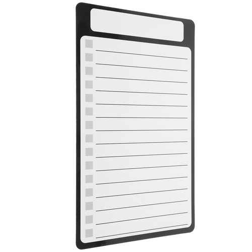 Lista de comestibles Bloc de notas refrigerador mensaje magnético pegatinas compras refrigerador - Imagen 4 de 12