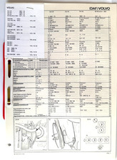 Test und Einstellwerte Volvo Autodata Oldtimer ab1970