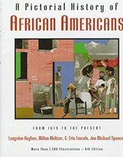 A Pictorial History of African Americans Hardcover Langston Hughe