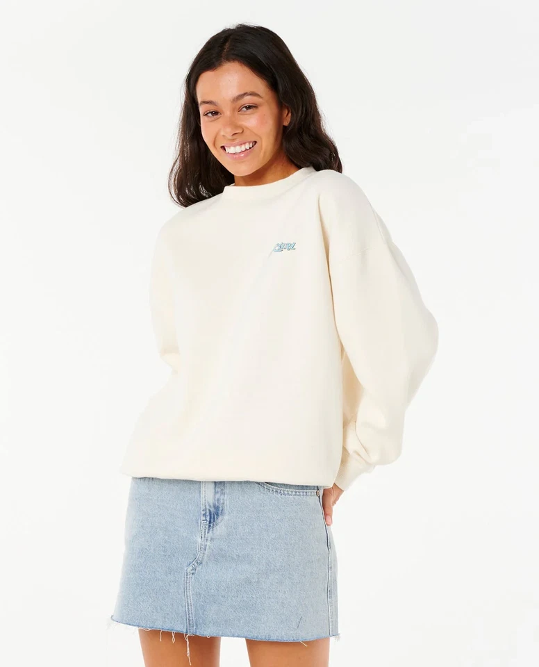 Rip Curl Neon Diamond Heritage Crew Pullover - S - Neu - Bild 4 von 4