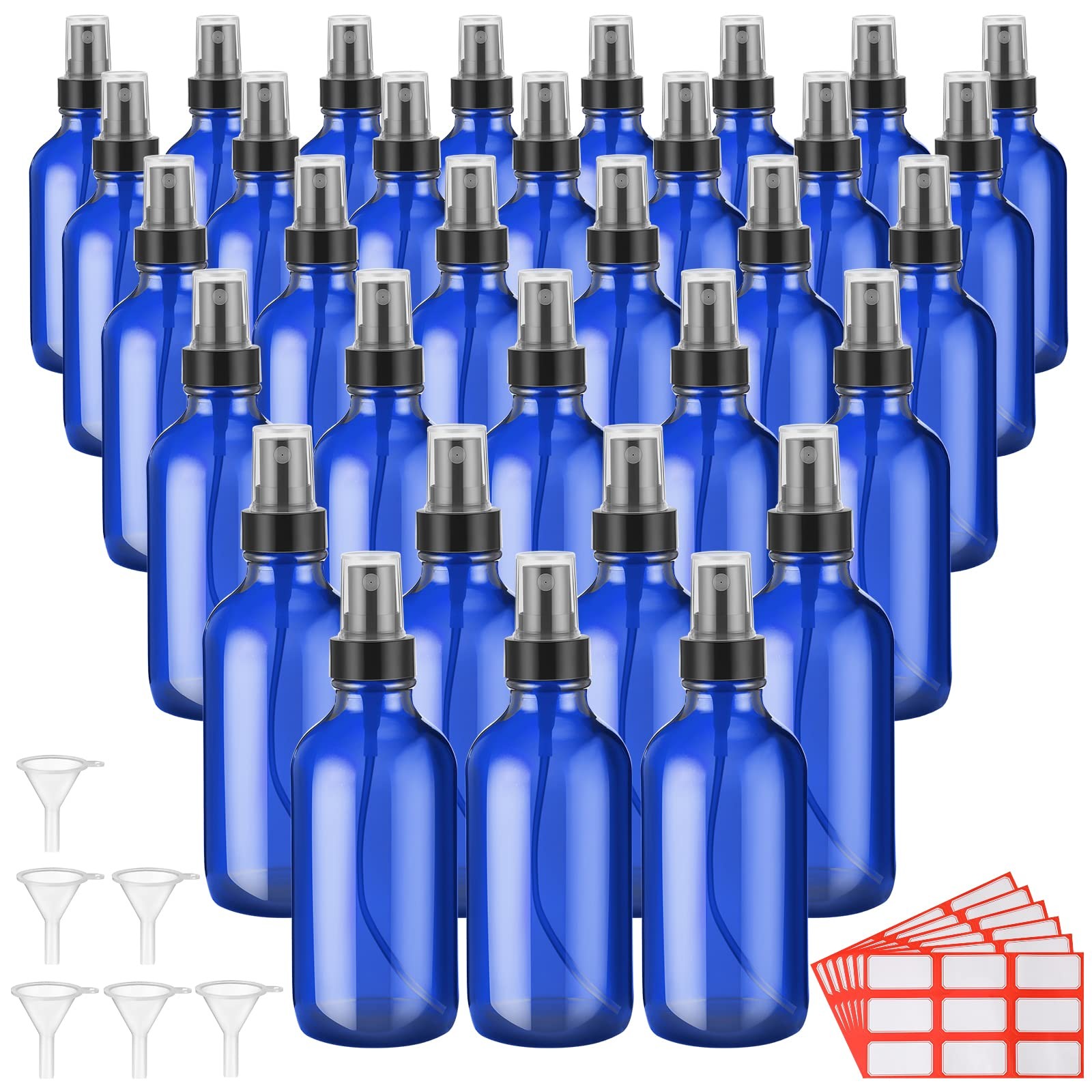 4oz Fine Mist Refillable Liquid Containers Wit