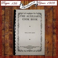 1909  The Auxiliary Jewish  Cook Book 136 Pages