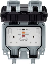 BG WP22ARCD OUTSIDE RCD DOUBLE SOCKET