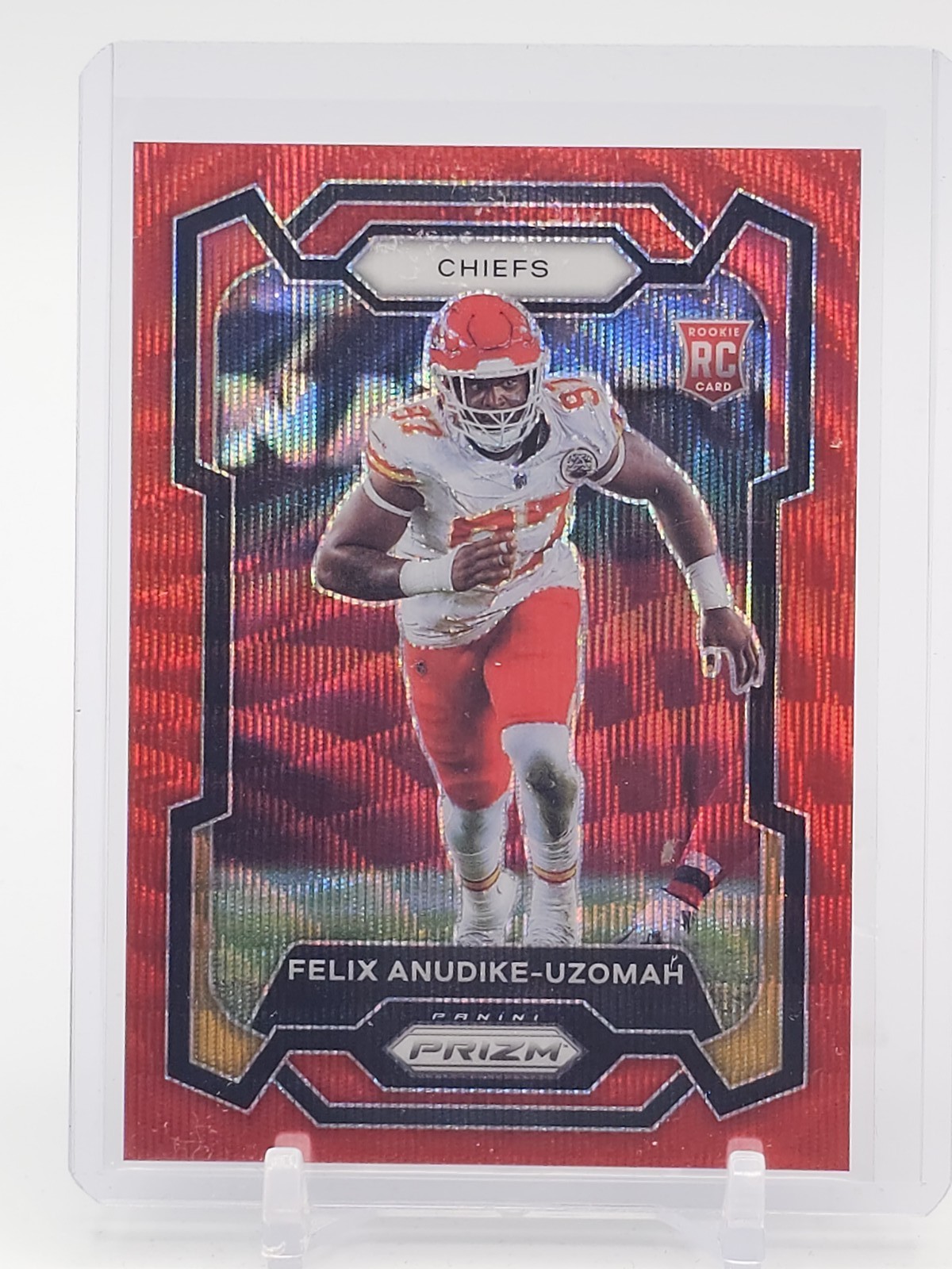 Felix Anudike-Uzomah Panini Prizm #349 Red Wave