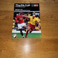 2007 Watford v Manchester United FA Cup Semi Final Football Programme VG+