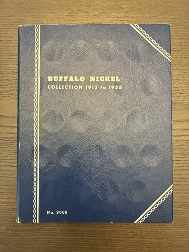 Empty Buffalo Nickel Collection Coin Book 1913 To 1938 No 9008