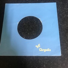 One 7"   CHRYSALIS Records  -  Original Record  Sleeve -  1981-84-  1.26