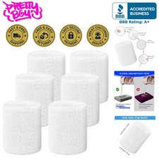 6 Pack 4 Inch Wrist Sweatbands Tennis Wrist Bands Absorbent Sweat Band for Men a