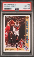 Michael Jordan 1991-92 Upper Deck #69 Chicago Bulls PSA 10 Gem Mint