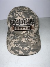 Cabelas Hat Cap Adjustable Digital Camouflage Embroidered Workwear Youth