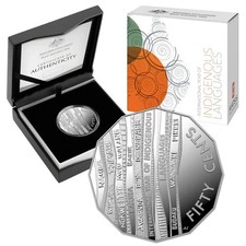 Stunning 2017 50c Indigenous Languages Silver Proof