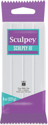 439309 Polyform III Polymer Clay 8 Oz: White