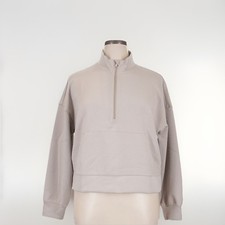 All In Motion Cropped Quarter Zip Sweatshirt Comfy Pullover Athleisure M