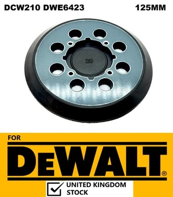 1x Sander Hook & Loop Pad For DeWalt N329079 125MM 5" FIT DCW210 DWE6423