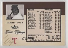 2004 Fleer Classic Clippings Inserts 247/750 Sammy Sosa #9CC 0q3