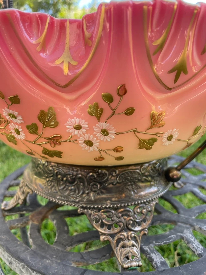 玻璃新娘篮子碗/银盘架 — 第 2/4 张图片