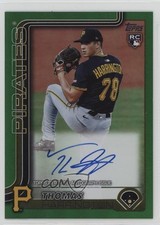 2025 Topps Update Flagship Real One Green Foil /99 Thomas Harrington Auto st0
