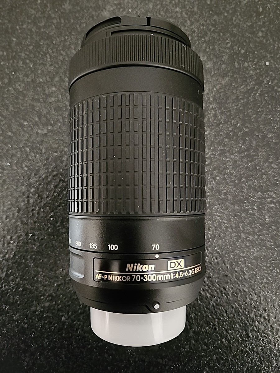 レンズ(ズーム) NikonAF-PDXNIKKOR70-300mm1:4.5-6.3G EDVR Nikon AF-P DX Nikkor 70-300mm 1:4.5-6.3G ED Zoom Camera Lens (#B50