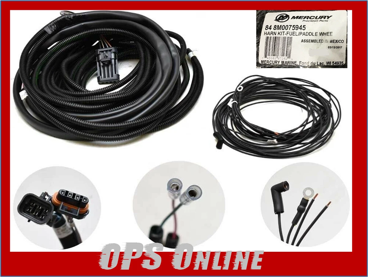 New/ OEM Mercury 6‑Pin Fuel/Paddle Boat Harness - Part # 84 