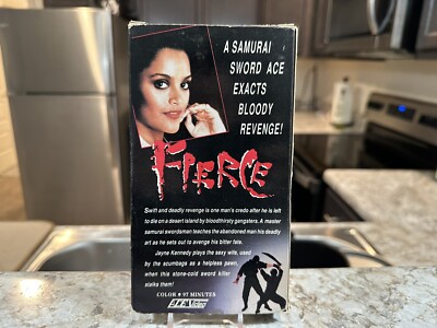 Fierce VHS (1990) Jayne Kennedy, Leon Issac, Samurai Revenge Sexy