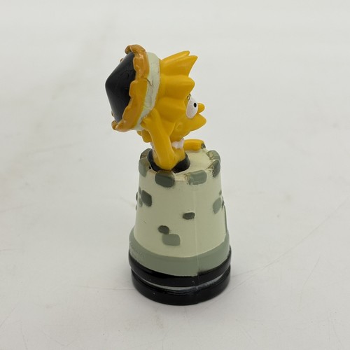 The Simpsons 3D Chess Set Lisa The Rook Black Replacement Piece Figure 2001 - Picture 4 of 4