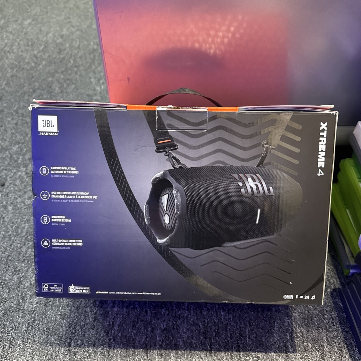 JBL Xtreme 4 Portable Bluetooth Speaker Black | eBay