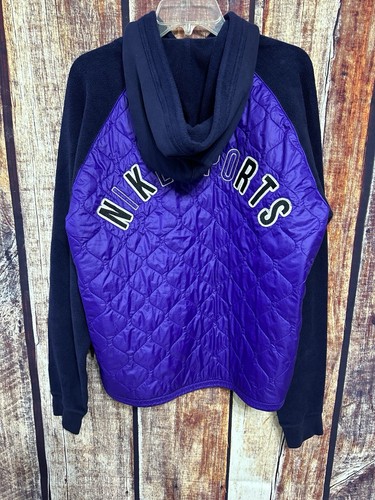 Mens Nike Sportswear NSW Fleece Pullover Hoodie BV4601-498 Size Small NavyPurple - Picture 6 of 14
