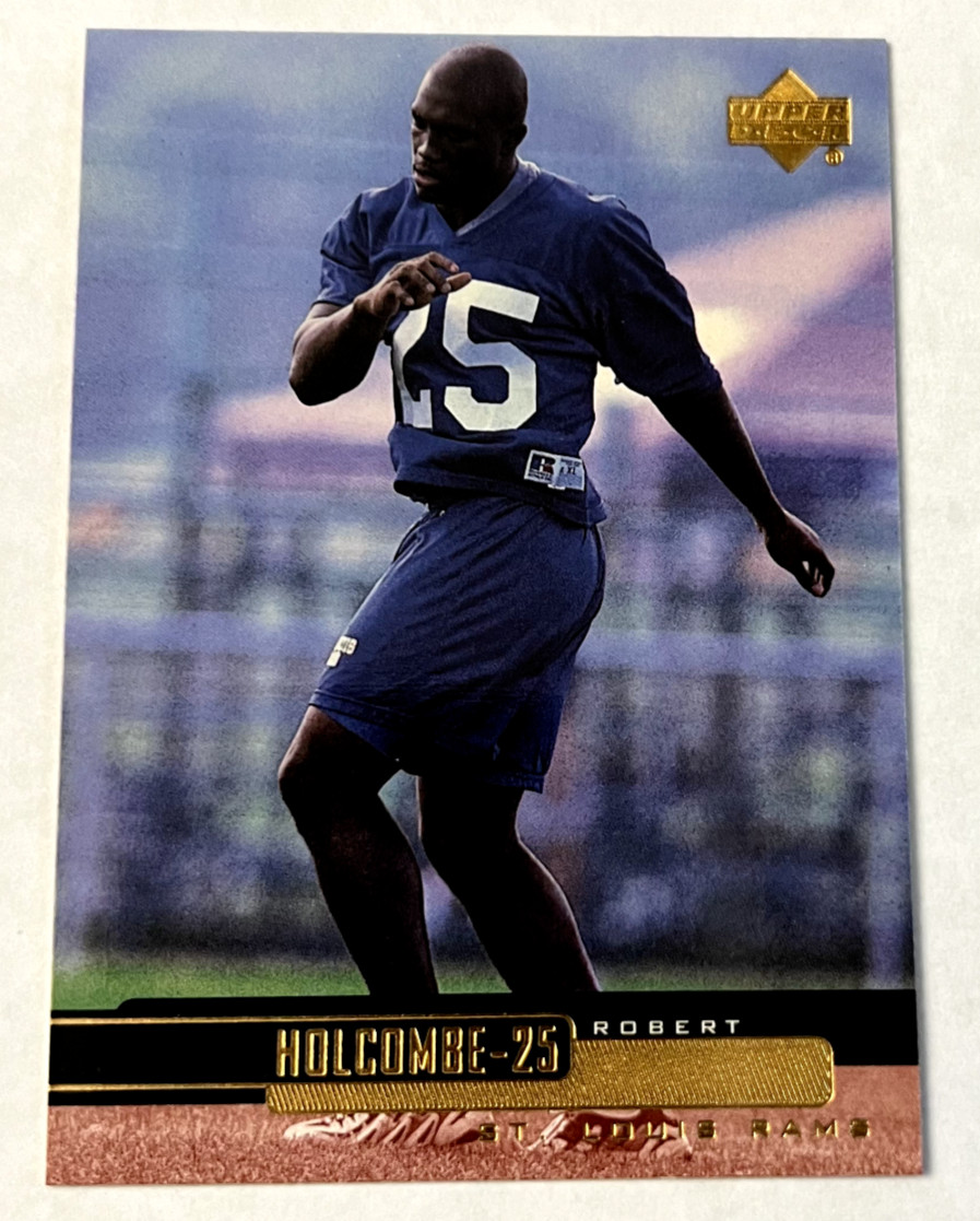 1999 Upper Deck Gold NFL Trading Card #178 Robert Holcombe St. Louis Rams
