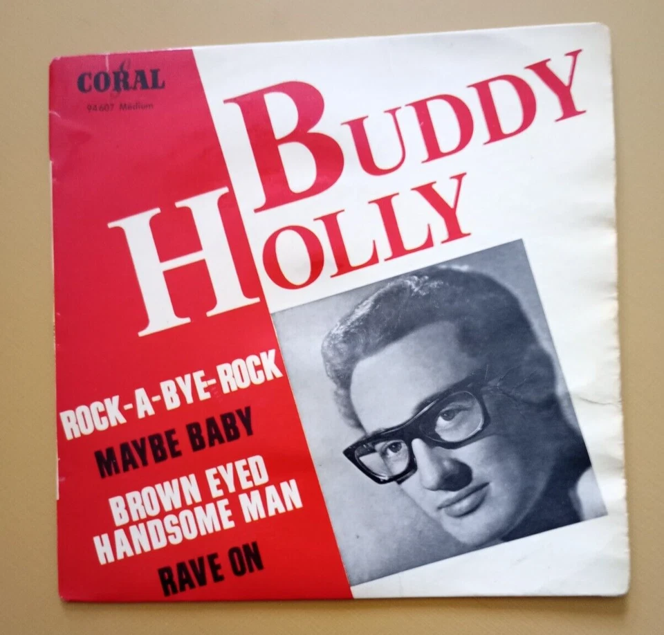 45 tours ep BUDDY HOLLY "Rave On" 94.607 - Photo 1/4