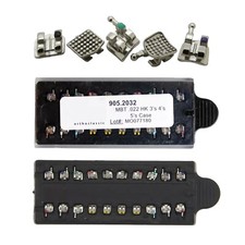Dental Orthodontic Brackets Metal Braces MIM MBT 022 345 Hooks 5-5 Mini Twin