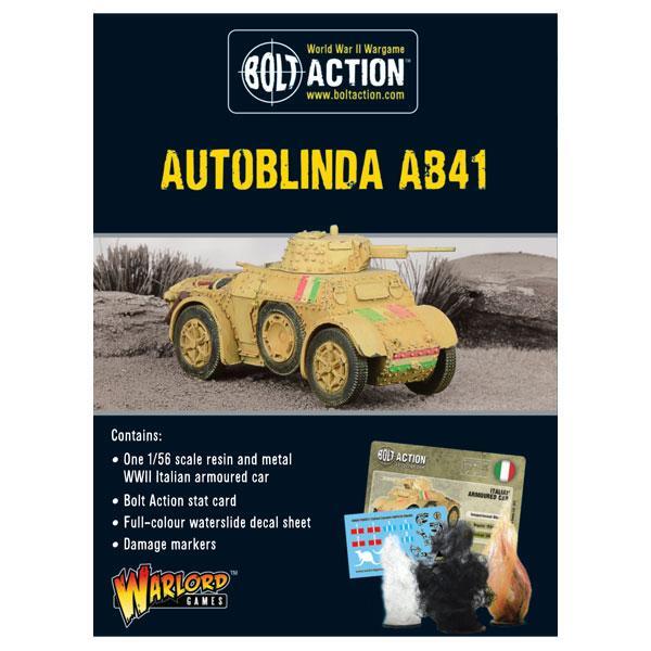 Thumbnail - Autoblinda Ab41 Armoured Car, Italien, Bolt Action Ww2, Warlord Games,