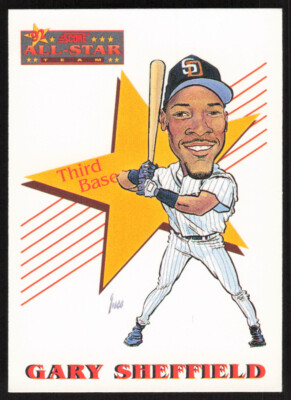 1993 Score Gary Sheffield All-Star Baseball Card #531 - San Diego