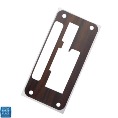 1967 Pontiac GTO 1969 Yenko Chevrolet Camaro Console Top Plate Insert ...