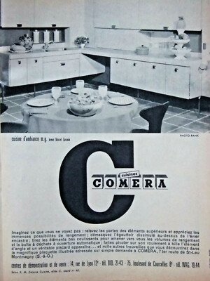 PRESSEWERBUNG 1961 KÜCHE COMERA MARCEL GASCOIN - ADVERTISING