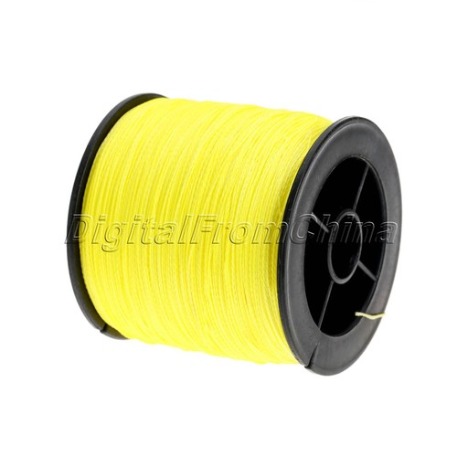 Grey / Yellow 300/500/1000M PE Dyneema Braid Spool Fishing Line Supplies - Picture 5 of 7