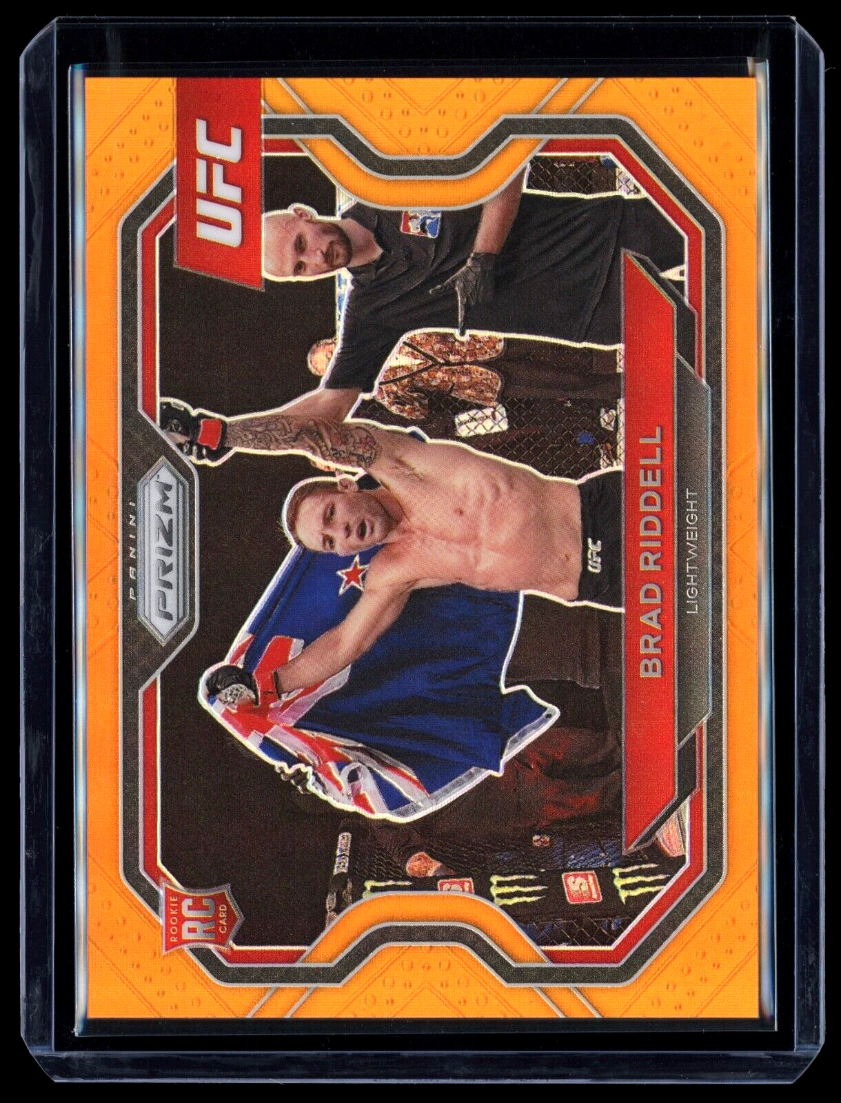 2021 PANINI PRIZM UFC DEBUT EDITION #118 BRAD RIDDELL ROOKIE RC ORANGE /99