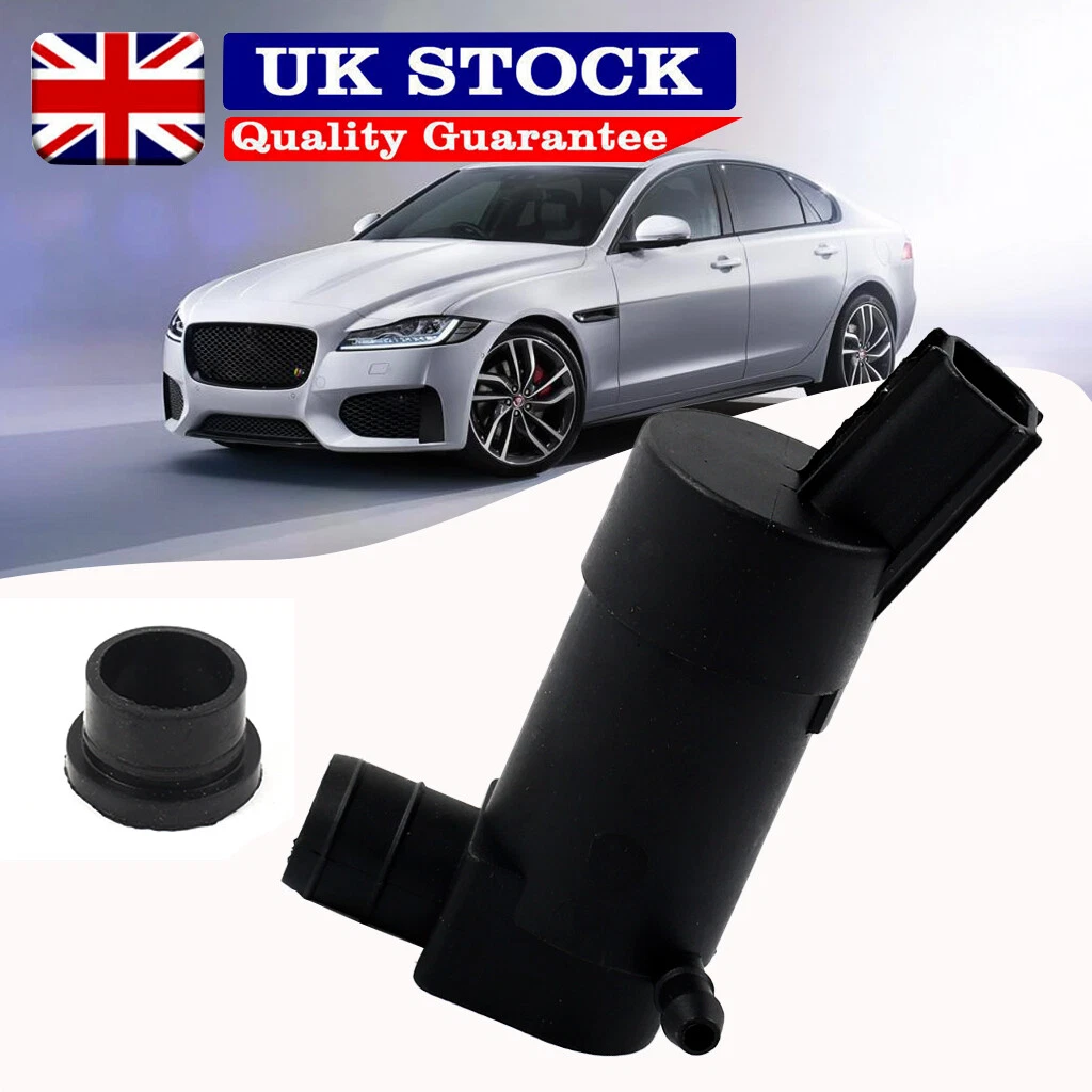 Front Windscreen Windshield Washer Pump w Grommet for Jaguar XF