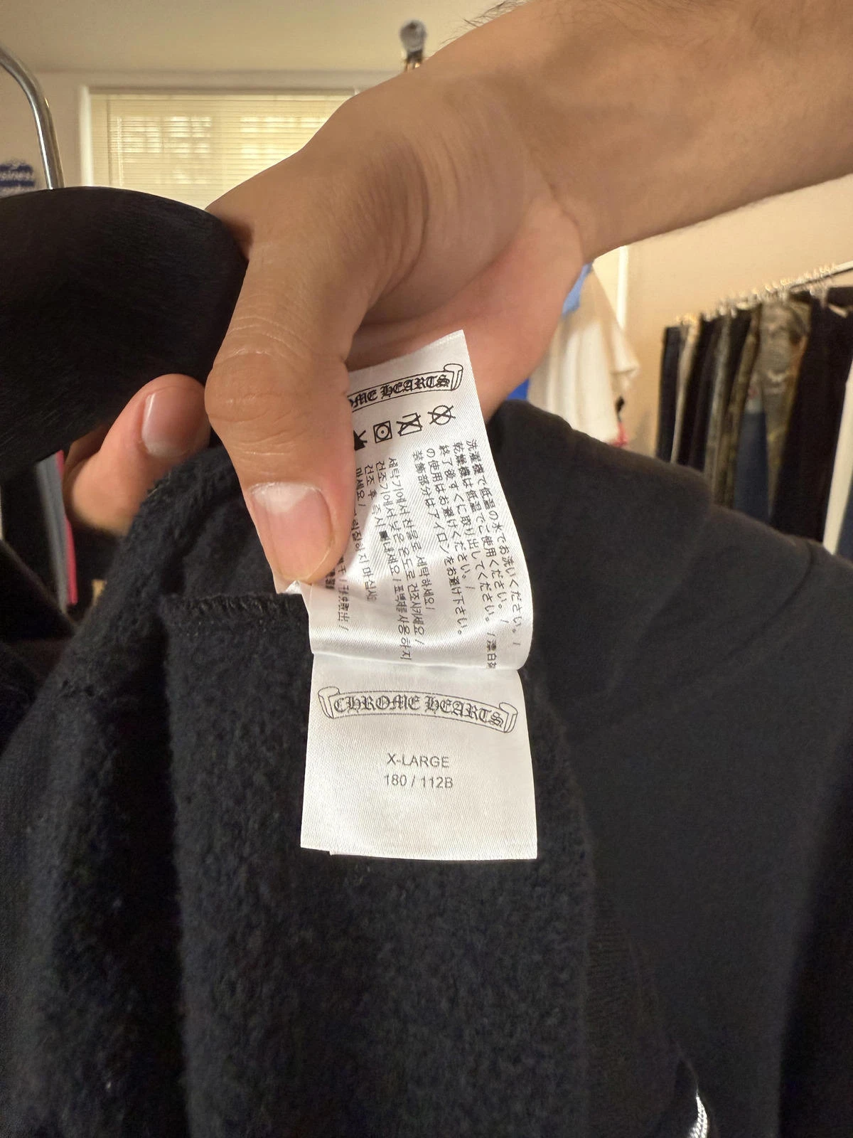 Cerniera nera Chrome Hearts Malibu