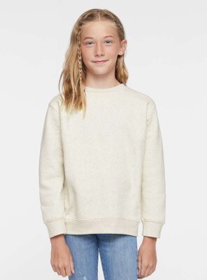 LAT Apparel 2225 Youth Elevated Fleece Crewneck Sweatshirt