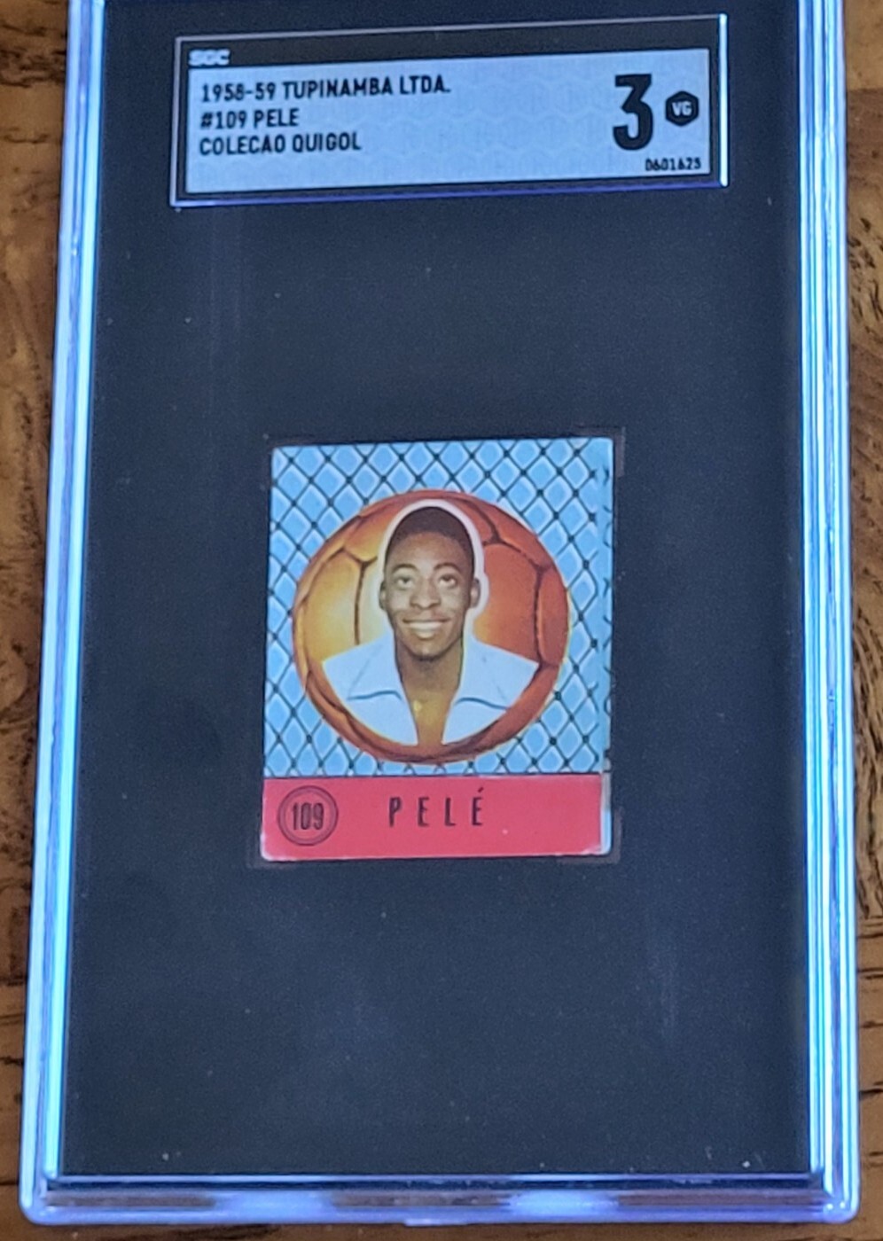 PELE 1958 Quigol Rookie- SGC Vg 3 Scarce PELÉ Brazilian ⚽️ 